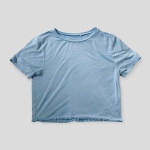 Light blue Pacsun Basics waffle tee XS